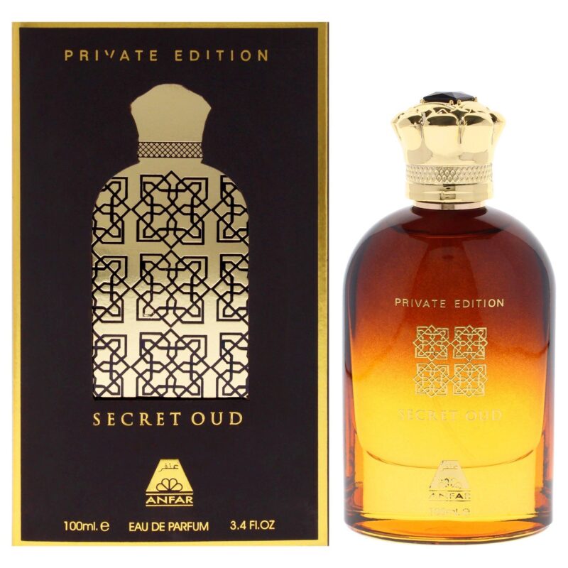 Anfar Private Edition - Secret Oud for Men 3.4 oz EDP Spray Eau de Parfum