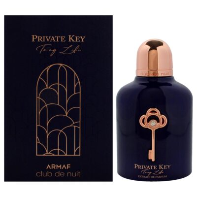 Armaf Club De Nuit Private Key To My Life by Armaf for Men 3.4 oz Extrait De Parfum Spray