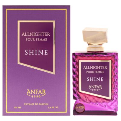 Anfar All Nighter - Shine by Anfar for Women 3.4 oz Extrait De Parfum Spray