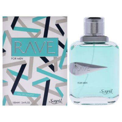 Sapil Rave by Sapil for Men - 3.4 oz Eau de Toilette Spray