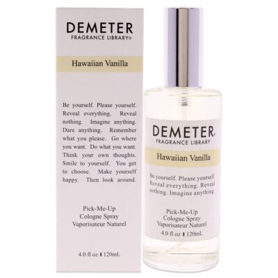 Demeter Hawaiian Vanilla by Demeter for Women - 4 oz Cologne Spray