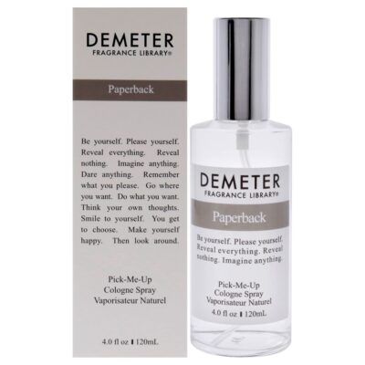 Demeter Paperback for Unisex - 4 oz Cologne Spray
