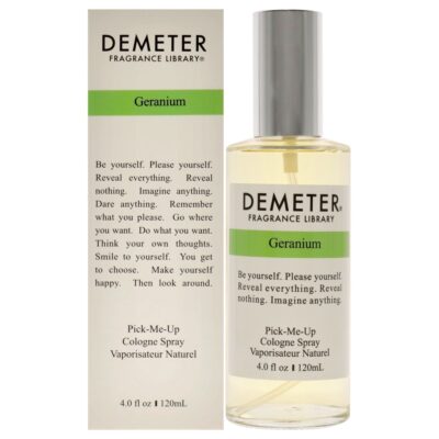 Demeter Geranium by Demeter for Women - 4 oz Cologne Spray Fragrance