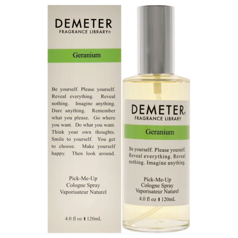 Demeter Geranium by Demeter for Women - 4 oz Cologne Spray Fragrance