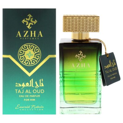 Azha Emerald Nebula Collection Taj Al Oud for Men 3.3 oz EDP Spray