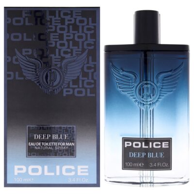 Police Deep Blue by Police for Men - 3.4 oz Eau de Toilette Spray