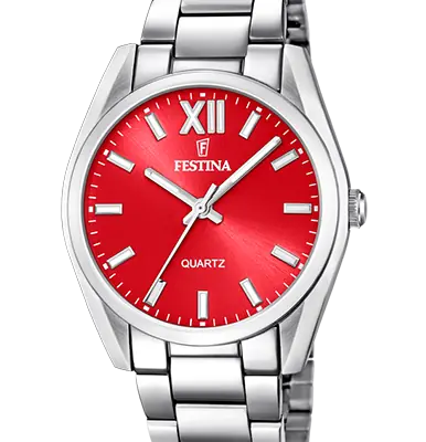 Festina Alegria Stainless Steel Red Dial Quartz F20622-B Women's Watch