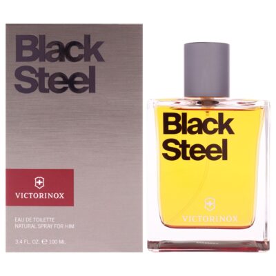 Swiss Army Black Steel by Swiss Army for Men - 3.4 oz Eau de Toilette Spray