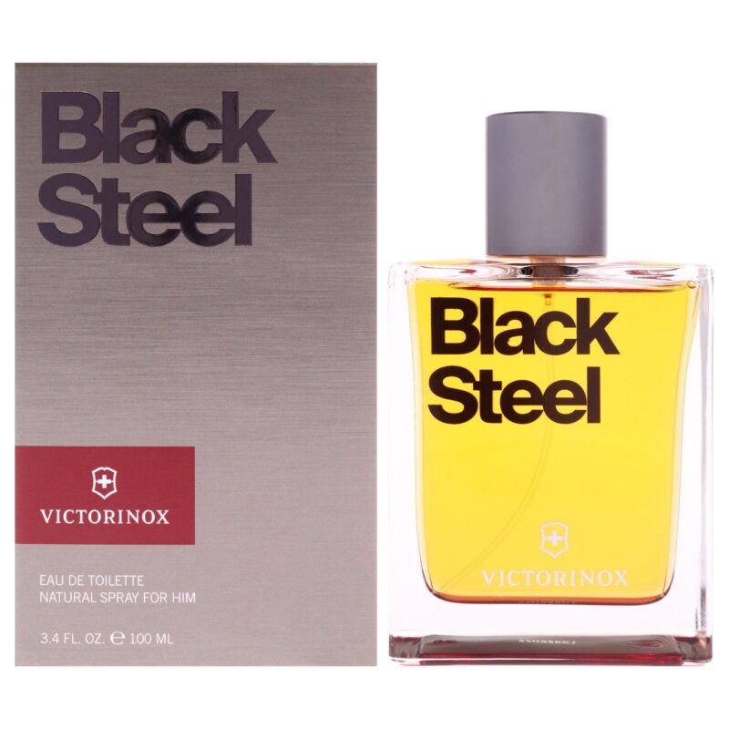 Swiss Army Black Steel by Swiss Army for Men - 3.4 oz Eau de Toilette Spray