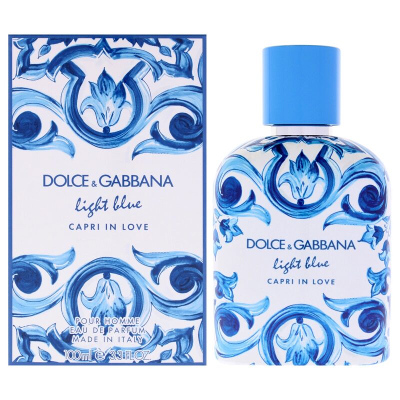 Dolce and Gabbana Light Blue Capri In Love for Men 3.3 oz EDP Spray