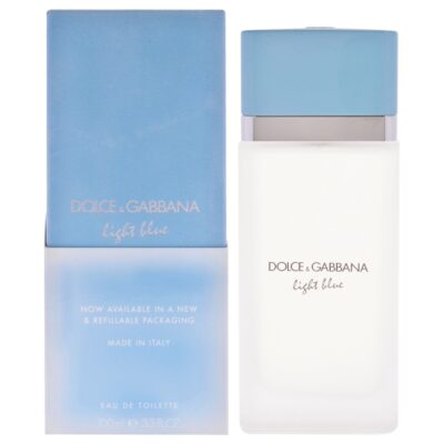 Dolce and Gabbana Light Blue for Women 3.3 oz EDT Spray Refillable