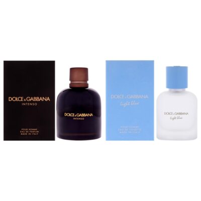Dolce and Gabbana Kit for Men 2 Pc 1.7oz Light Blue EDT
