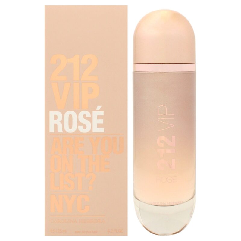 Carolina Herrera 212 VIP Rose by Carolina Herrera for Women 4.2 oz EDP Spray