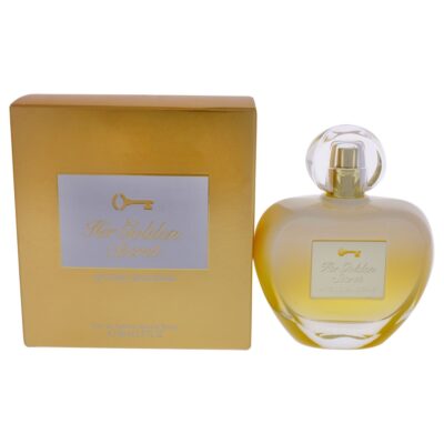 Antonio Banderas Her Golden Secret for Women 2.7 oz Eau de Toilette Spray