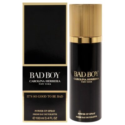 Carolina Herrera Bad Boy Power Up Spray for Men 3.4 oz Eau de Toilette Spray