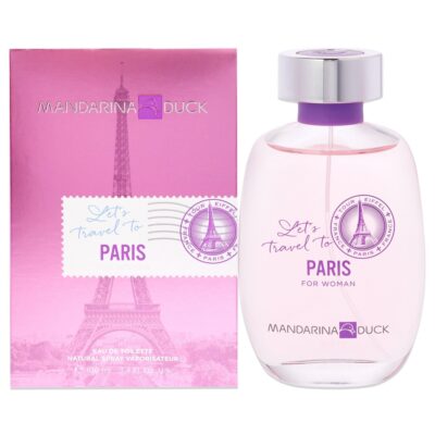 Mandarina Duck Lets Travel To Paris for Women 3.4 oz Eau de Toilette Spray