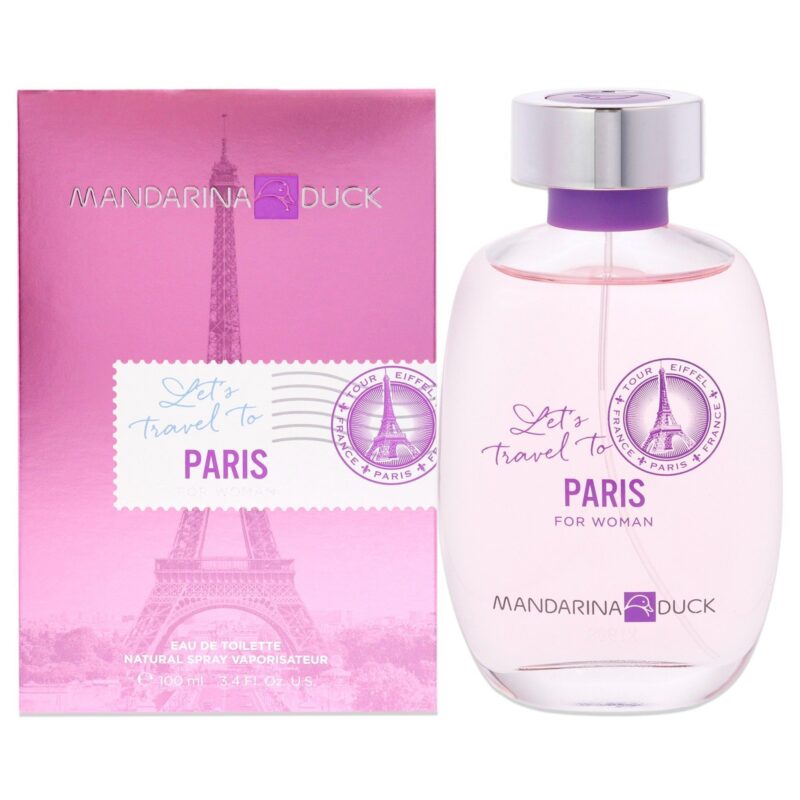 Mandarina Duck Lets Travel To Paris for Women 3.4 oz Eau de Toilette Spray