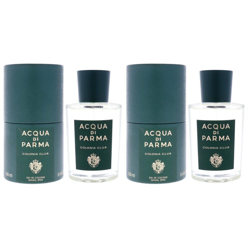 Acqua Di Parma Colonia Club for Men 3.4 oz EDC Spray Pack of 2