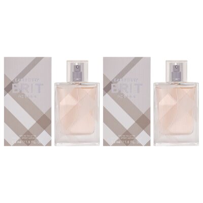 Burberry Brit by Burberry for Women 1.6 oz Eau de Toilette Spray Pack of 2
