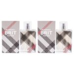 Burberry Brit by Burberry for Women 1.7 oz EDP Spray Pack of 2
