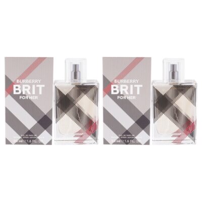 Burberry Brit by Burberry for Women 1.7 oz EDP Spray Pack of 2