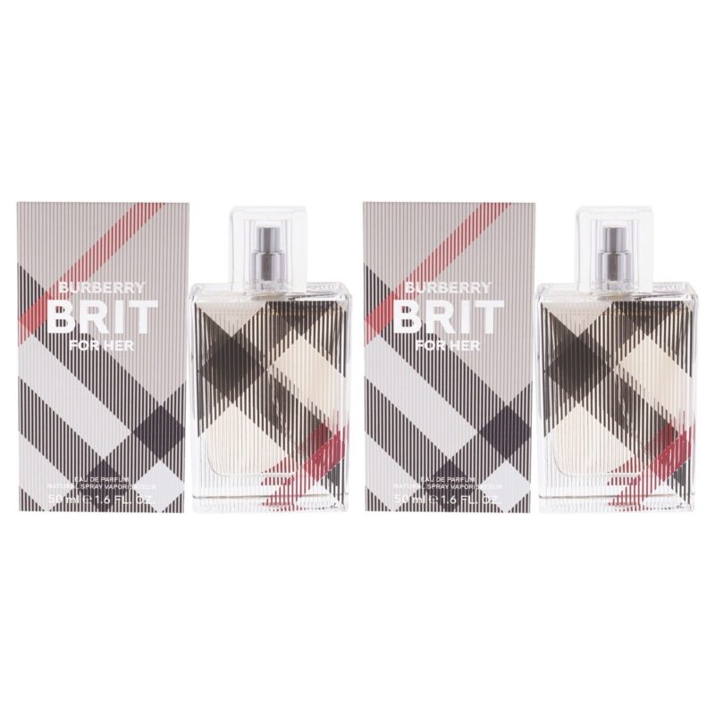 Burberry Brit by Burberry for Women 1.7 oz EDP Spray Pack of 2