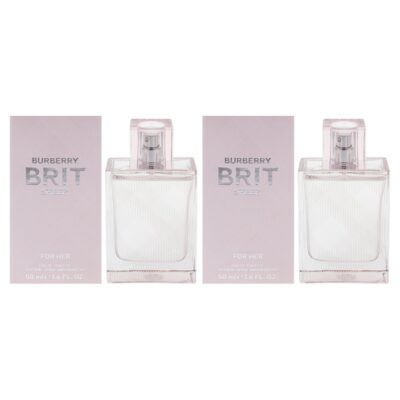 Burberry Brit Sheer by Burberry for Women 1.6 oz EDT Spray Pack of 2
