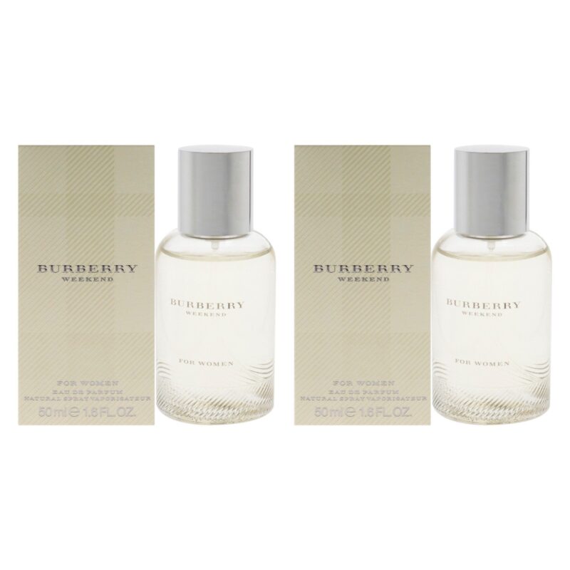 Burberry Weekend by Burberry for Women - 1.6 oz EDP Spray Pack of 2