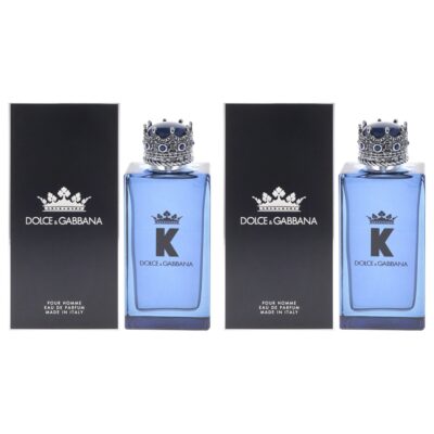 Dolce and Gabbana K by Dolce and Gabbana for Men 3.3 oz EDP Spray Pack of 2