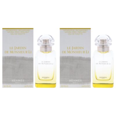 Hermes Le Jardin de Monsieur Li for Women 1.6 oz EDT Spray Pack of 2