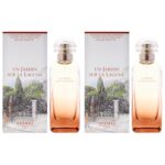 Hermes Un Jardin Sur La Lagune for Unisex 3.3 oz EDT Spray Pack of 2