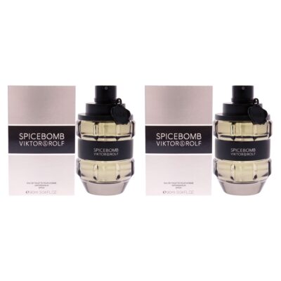 Viktor and Rolf Spicebomb for Men 3.04 oz Eau de Toilette Spray Pack of 2