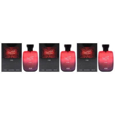 Rasasi Hawas Collection - Hawas Fire by Rasasi for Men 3.38 oz EDP Spray Pack of 3