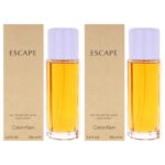 Calvin Klein Escape for Women 3.4 oz EDP Spray Pack of 2 Eau de Parfum
