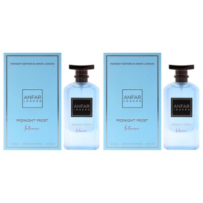 Anfar Midnigth Edition - Midnight Frost Intense for Women 3.4 oz Extrait De Parfum Spray Pack of 2