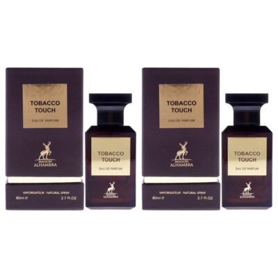 Maison Alhambra Tobacco Touch for Men 2.7 oz EDP Spray Pack of 2
