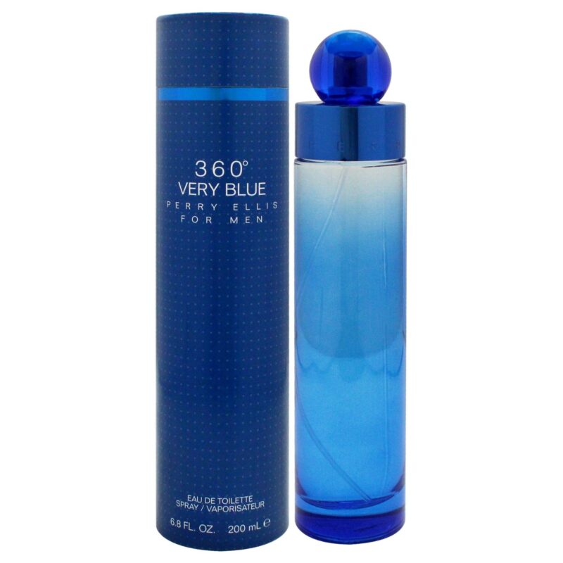 Perry Ellis 360 Very Blue by Perry Ellis for Men - 6.8 oz Eau de Toilette Spray