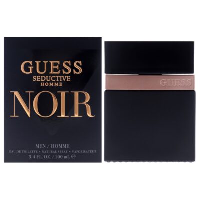 Guess Seductive Homme Noir by Guess for Men 3.4 oz Eau de Toilette Spray