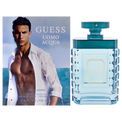 Guess Uomo Acqua by Guess for Men 3.4 oz Eau de Toilette Spray