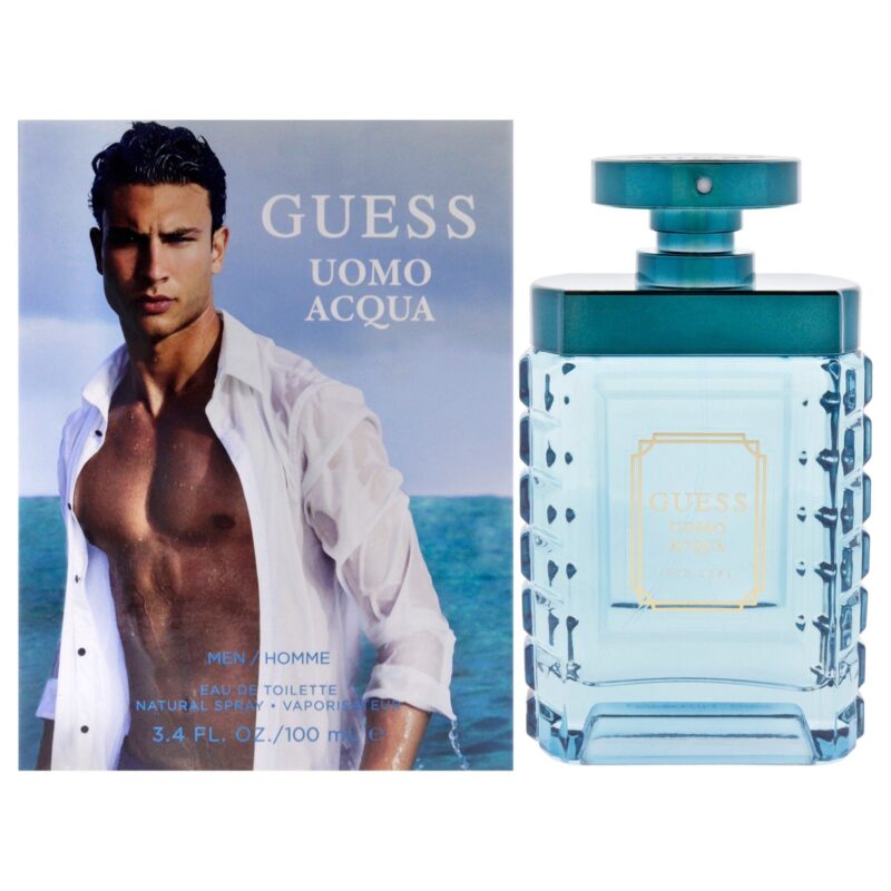 Guess Uomo Acqua by Guess for Men 3.4 oz Eau de Toilette Spray