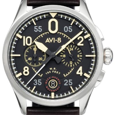 AVI-8 Spitfire Lock Midnight Oak Chronograph Quartz AV-4089-01 Men's Watch