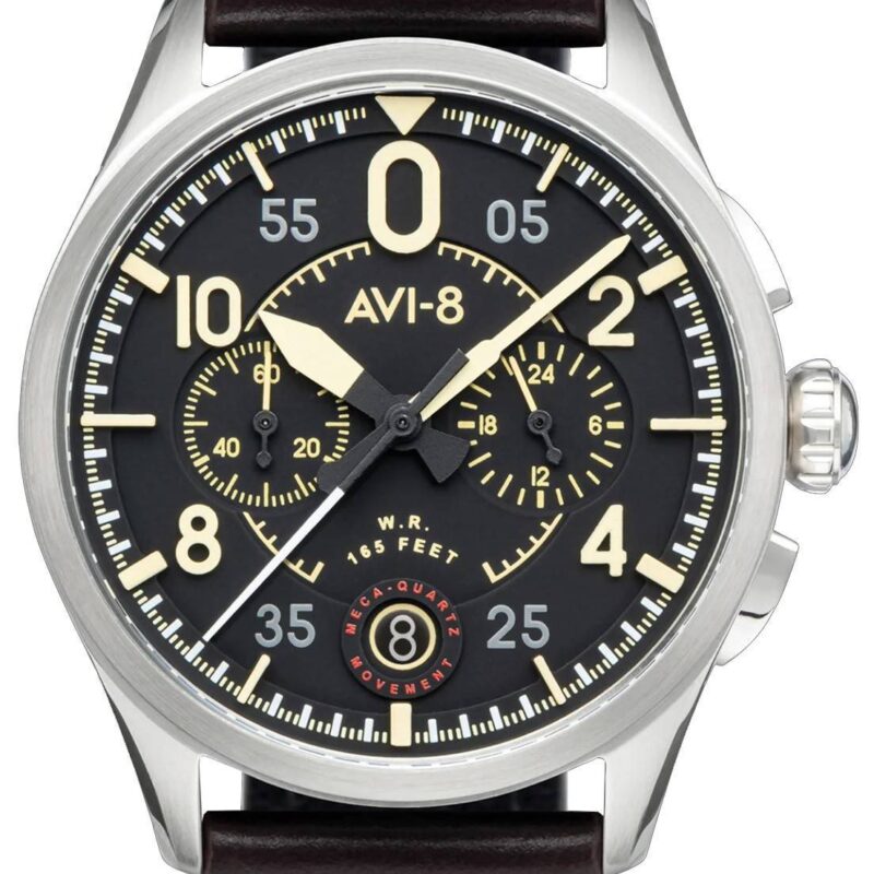 AVI-8 Spitfire Lock Midnight Oak Chronograph Quartz AV-4089-01 Men's Watch