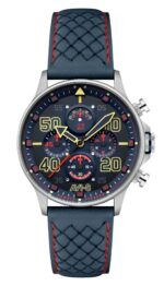 AVI-8 Hawker Typhoon Coningham Chronograph Rumbold Leather Strap Blue Dial Quartz AV-4093-0C Men's Watch