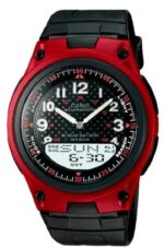 Casio Vintage Illuminator Telememo 30 - Red (AW-80-4BVDF) Men WATCHES
