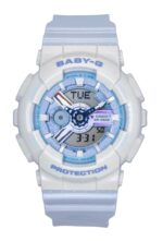 Casio Baby-G Analog Digital Resin Strap Blue Dial Quartz BA-110PD-2A 100M Women's Watch