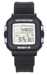 Casio Baby-G Plus Digital Resin Strap Quartz BGD-10KH-1 100M Women's Watch With Silicone Holder