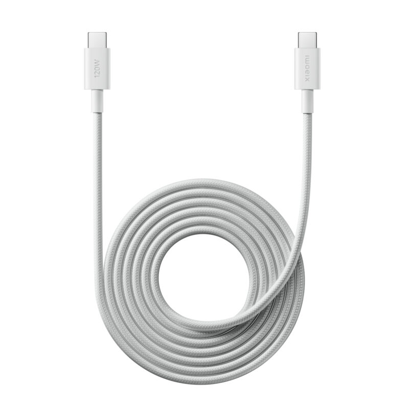BHR087AGL-_Xiaomi-USB4-6A-USB-Type-C-To-USB-Type-C-Cable-2m_01 Xiaomi USB4 6A USB Type-C To USB Type-C Braided Cable 2m- (120W, 480 Mbps)