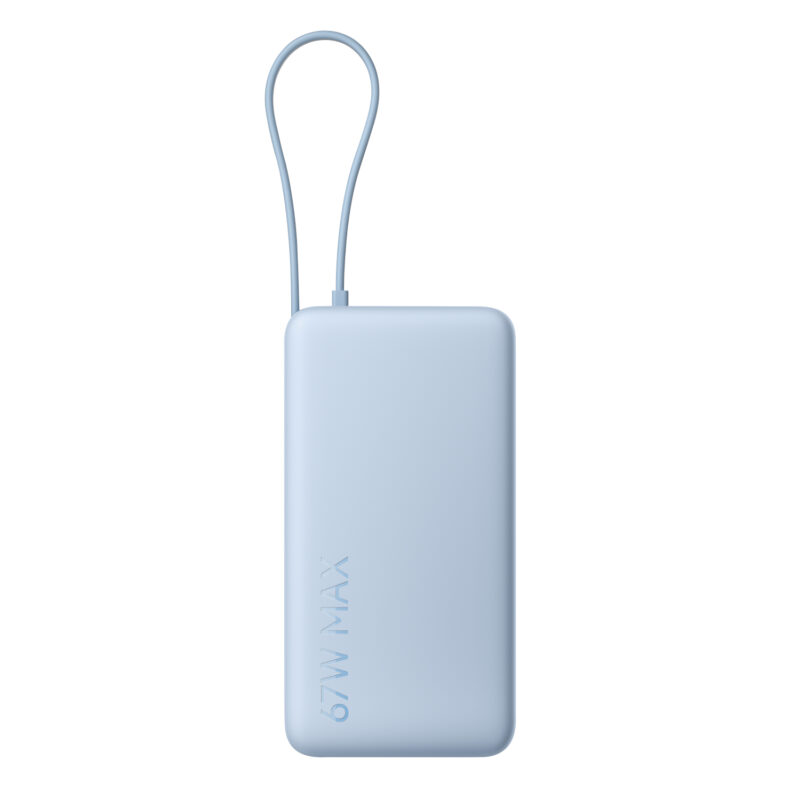 Xiaomi 67W Power Bank 20000mAh (Integrated Cable) - Ice Blue