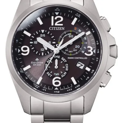 Citizen Radiocontrolled Field Steel (CB5920-86E) Men WATCHES