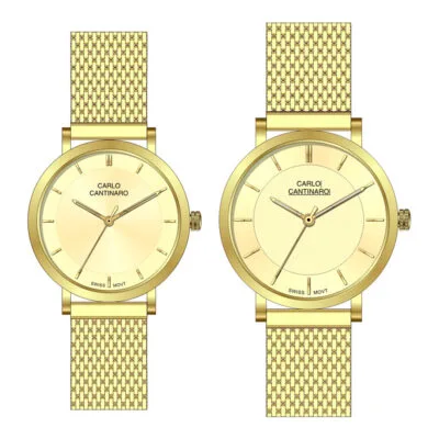 Carlo Cantinaro CC3001SM004 Partner Set Ladies Watch Men's Watch